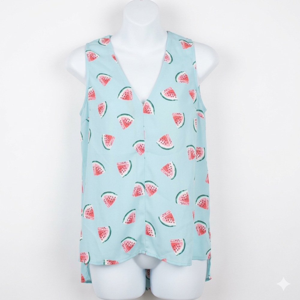 Everly Watermelon Blouse Small